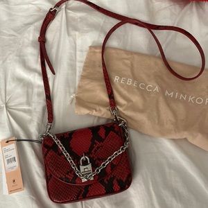 Rebecca minkoff snake mini bag